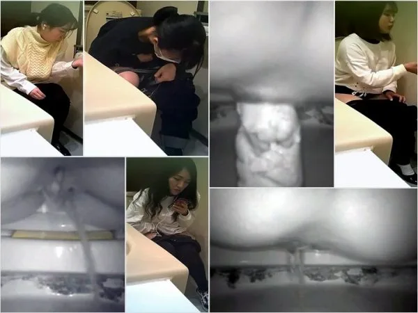 無修正　女子トイレ強襲撮!狙われた女子大