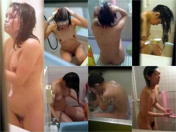 【のぞき】民家での女子入浴中で最後にバレChanging Room