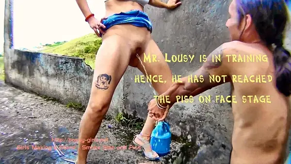 GIRLS MAKING A STAND 03 – Smoke Slap and Piss