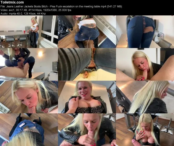 Jeans Leather Jackets Boots Bitch – Piss Fuck escalation on the meeting …