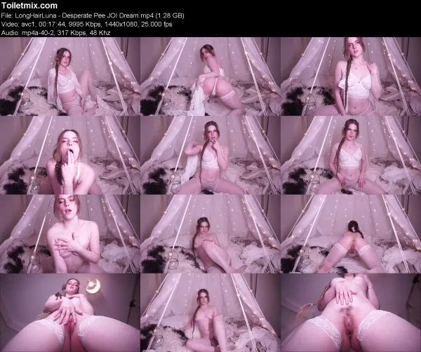 LongHairLuna – Desperate Pee JOI Dream