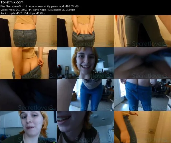 Secretlover3 – 1 5 hours of wear shitty pants