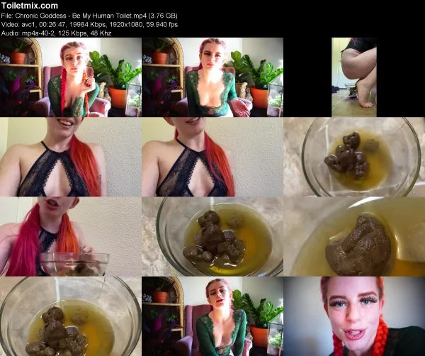 Chronic Goddess – Be My Human Toilet