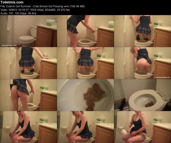 Cosmic Girl Summer – Cute School Girl Pooping