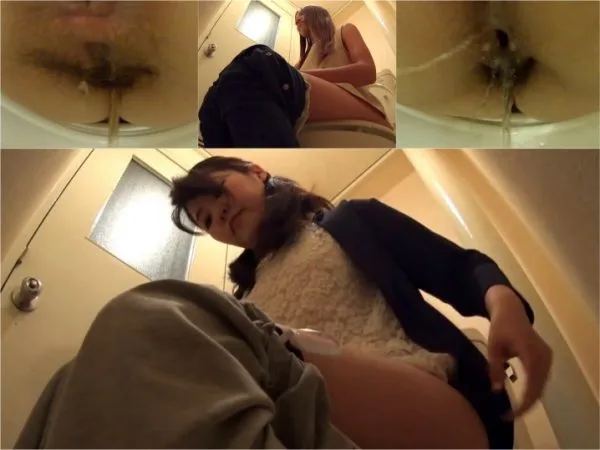 Girls on the Toilet 山の公衆トイレ・２カメ編⑨