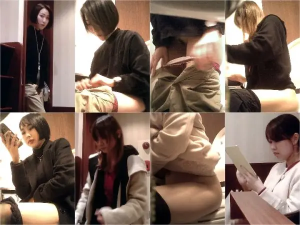 海の家トイレ　8人登場 Japanese Voyeur