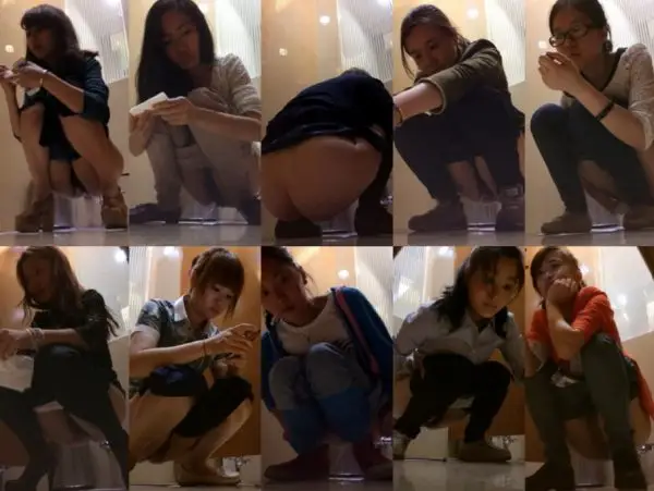 ショッピングモールのトイレに潜入５ Toilet Voyeur