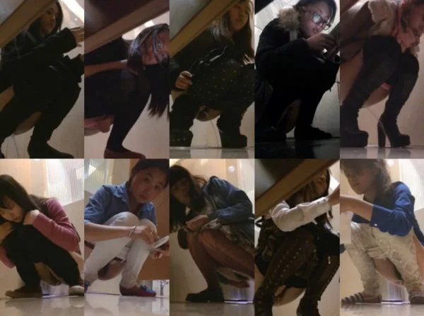 ショッピングモールのトイレに潜入５ Toilet Voyeur