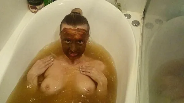 Brown wife – Bathing in shit water – Part 2