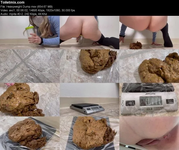 Heavyweight Dump women scat videos, 2021