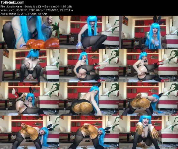 JosslynKane – Bulma is a Dirty Bunny