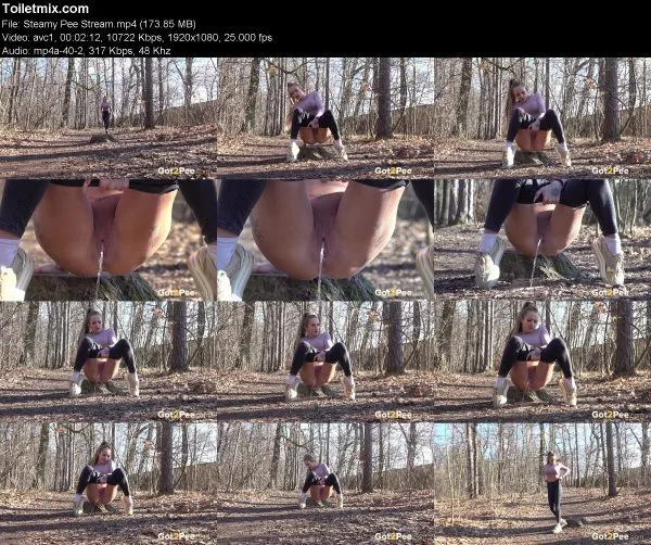 Steamy Pee Stream