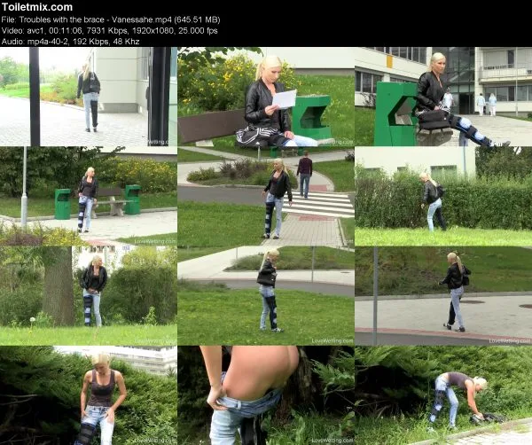 Troubles with the brace – Vanessahe