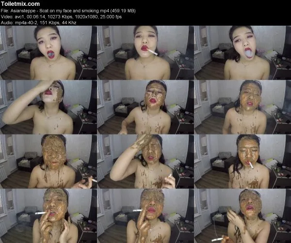 Asiansteppe – Scat on my face and smoking