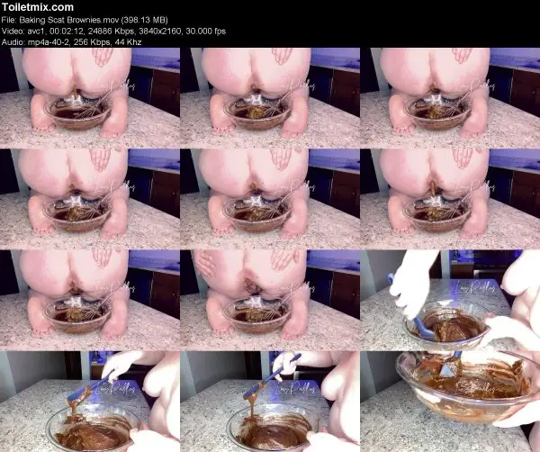 Baking Scat Brownies