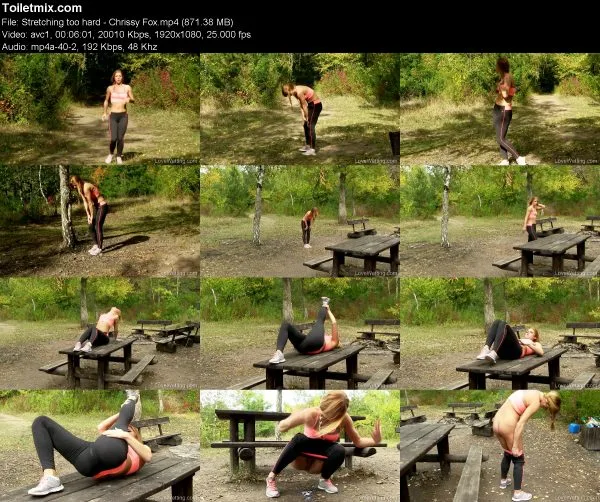 Stretching too hard – Chrissy Fox