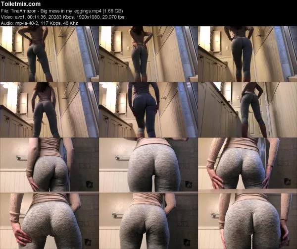 TinaAmazon – Big mess in my leggings