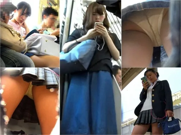 Japanese Voyeur Upskirt かわいい制服ちゃんたちのおパンツを