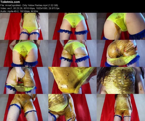 AnnaCoprofield – Dirty Yellow Panties