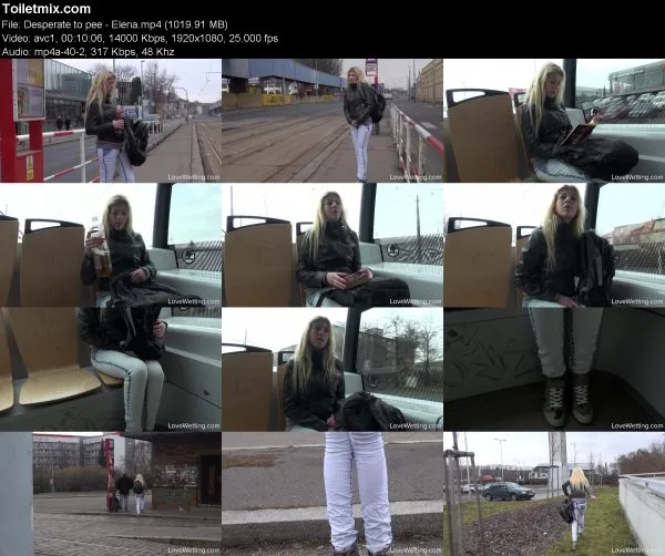 Desperate to pee – Elena
