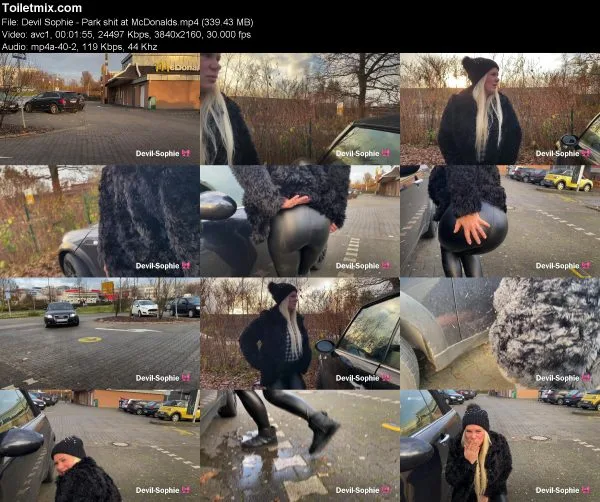 Devil Sophie – Park shit at McDonalds