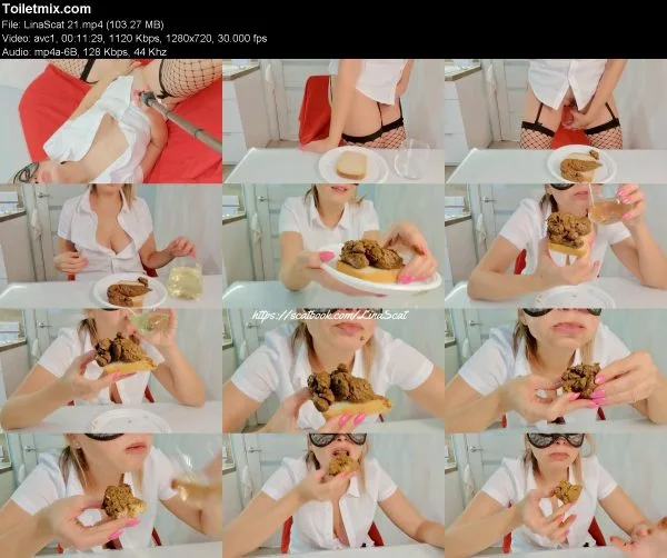 LinaScat 21 women scat videos, 2021