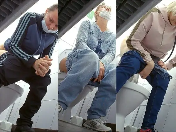 Pissing Women Shopping Mall 1, 2, 3 Amateur Pee Voyeur