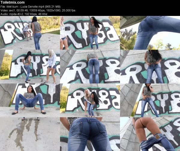Wet bum – Lucia Denville