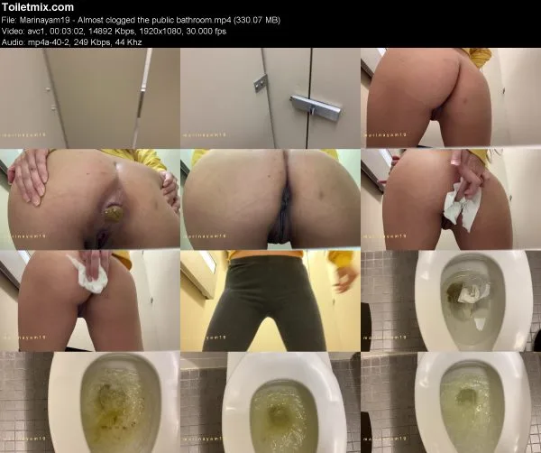 Marinayam19 – Almost clogged the public bathroom