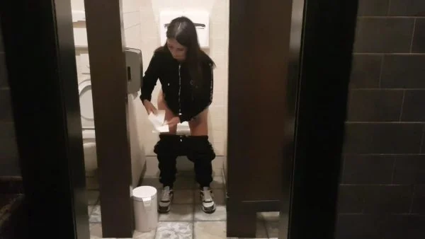 Sweetbuttocks – Caught in the mens room and fucked in the mouth