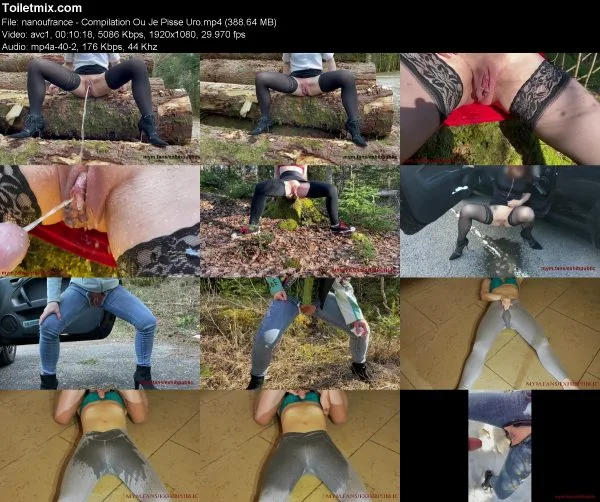 nanoufrance – Compilation Ou Je Pisse Uro