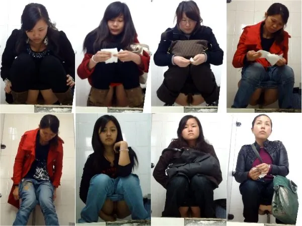 期間限定 洋式洗面所 正副6人 Toilet Voyeur