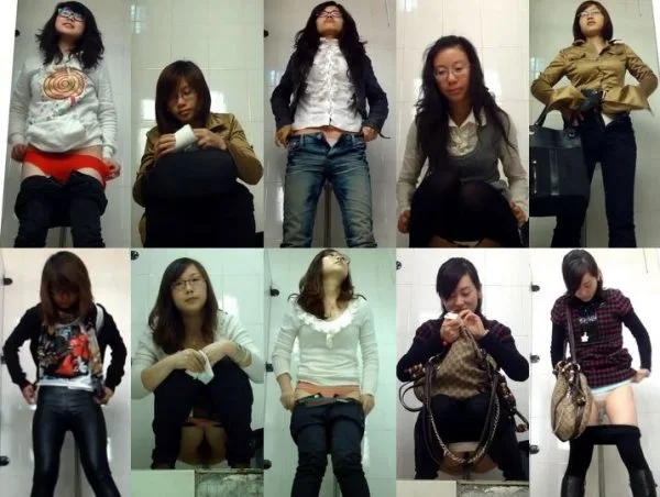 期間限定 洋式洗面所 正副6人 Toilet Voyeur