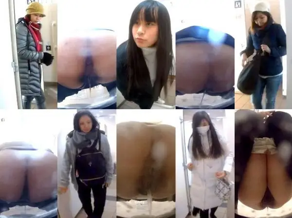 公園トイレ　お姉さんうんこ Toilet Voyeur