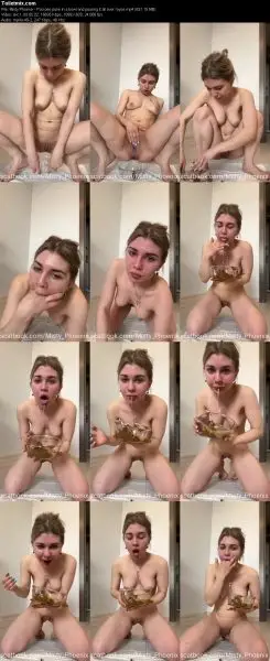 Misty Phoenix – Poo pee puke in a bowl and pouring it all over myse