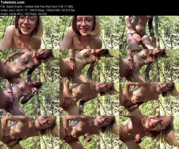 Sarah Evans – Hottest little Pee Slut