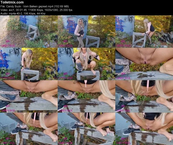 Candy Suck – Vom Balken gepisst