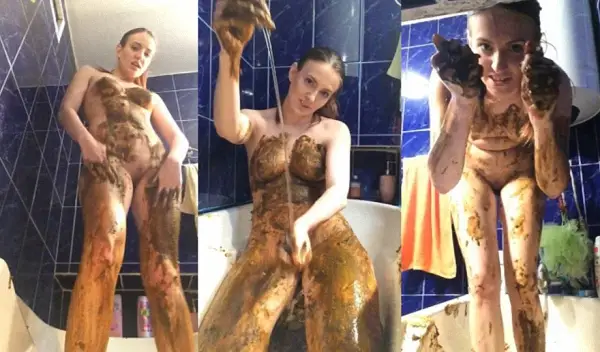 DianaSpark – The big shit smear all over my body