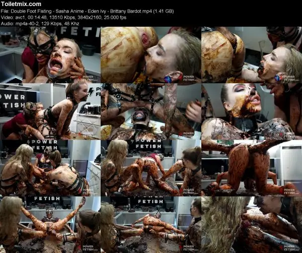 Double Foot Fisting – Sasha Anime – Eden Ivy – Brittany Bardot