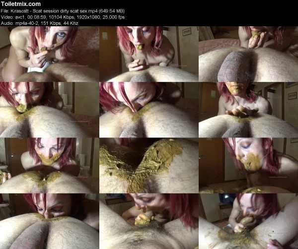 Kirascatt – Scat session dirty scat sex