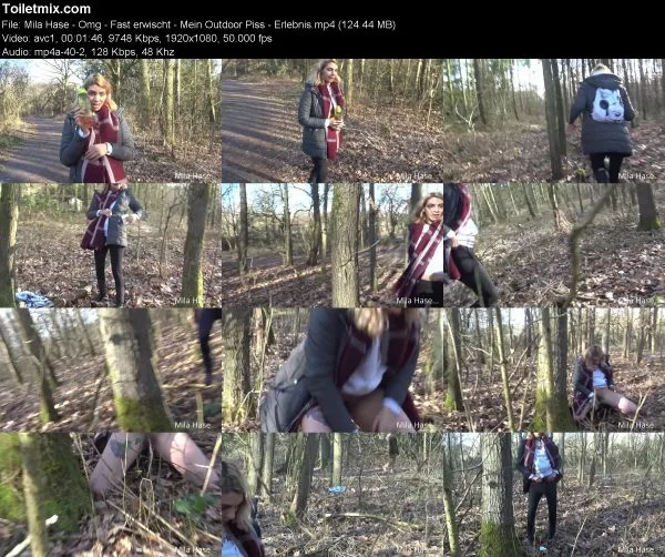 Mila Hase – Omg – Fast erwischt – Mein Outdoor Piss – Erlebnis
