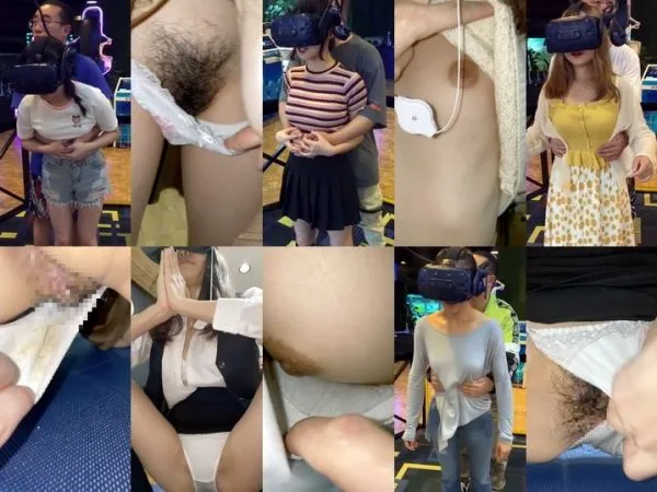 【ガチJKのVR体験】AVのVRを見せて驚いている Masturbation Japanese Voyeur