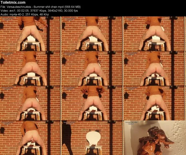 Versauteschnukkis – Summer shit chair