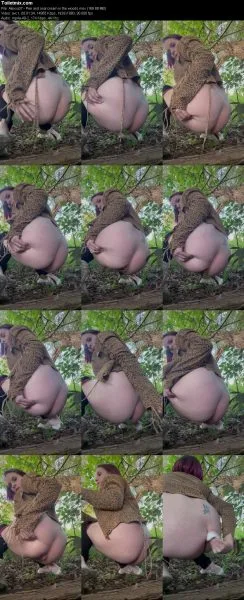 Alexxa37 – Pee and anal cream in the woods