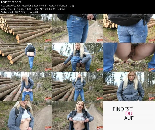 DaddysLuder – Haariger Busch Pisst Im Wald