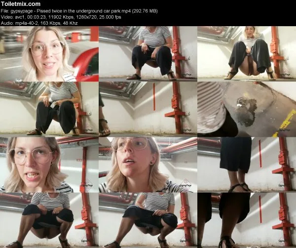 gypsypage – Pissed twice in the underground car park