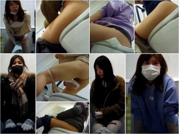 Toilet Voyeur 背面から美女のスジが拝めます【突撃！隣の