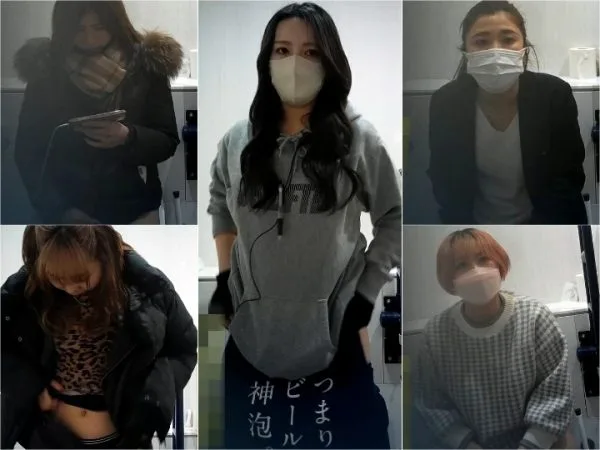 Toilet Voyeur 背面から美女のスジが拝めます【突撃！隣の
