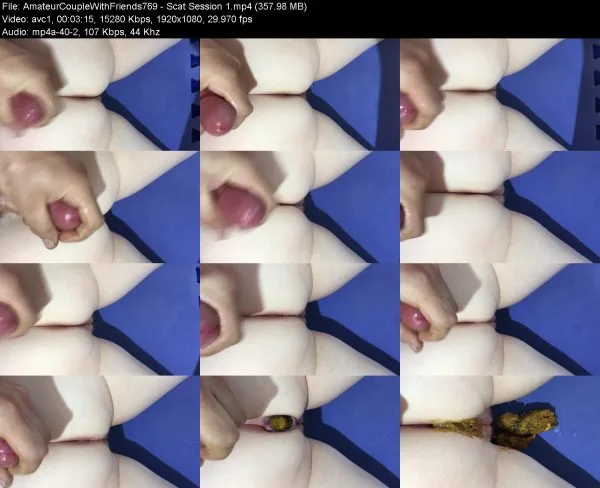AmateurCoupleWithFriends769 – Scat Session 1
