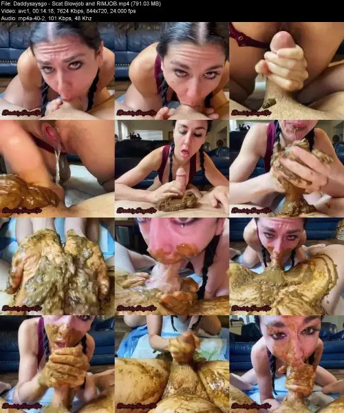 Daddysaysgo – Scat Blowjob and RIMJOB